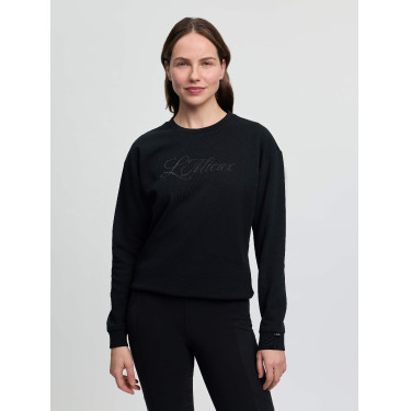 Sudadera con cuello redondo LeMieux Christina para mujer Negro