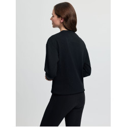 Sudadera con cuello redondo LeMieux Christina para mujer Negro