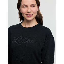Sudadera con cuello redondo LeMieux Christina para mujer Negro