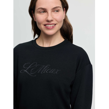 Sudadera con cuello redondo LeMieux Christina para mujer Negro
