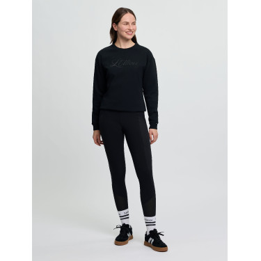 Sudadera con cuello redondo LeMieux Christina para mujer Negro