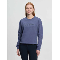 Sudadera con cuello redondo LeMieux Christina para mujer Degradado Azul