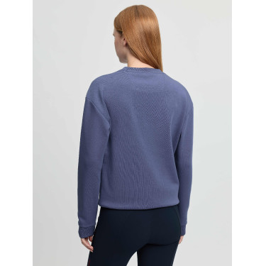 Sudadera con cuello redondo LeMieux Christina para mujer Degradado Azul Sudadera con cuello redondo LeMieux Christina para mujer Degradado Azul