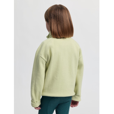 Sudadera con cuello con cremallera LeMieux Mini Quinn Macarrón