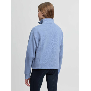Sudadera con cremallera en el cuello LeMieux Young Rider Vianne Azul empolvado