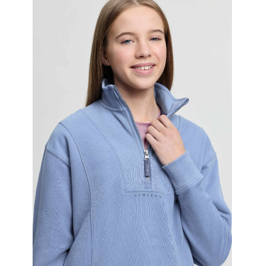 Sudadera con cremallera en el cuello LeMieux Young Rider Vianne Azul empolvado