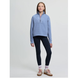 Sudadera con cremallera en el cuello LeMieux Young Rider Vianne Azul empolvado