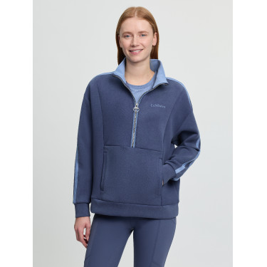 Sudadera con media cremallera LeMieux Connie para mujer Sombra