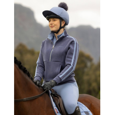 Sudadera con media cremallera LeMieux Connie para mujer Sombra