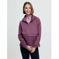 Chaqueta impermeable LeMieux de media cremallera Perri para mujer Malva