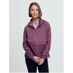 Chaqueta impermeable LeMieux de media cremallera Perri para mujer Malva