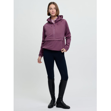 Chaqueta impermeable LeMieux de media cremallera Perri para mujer Malva