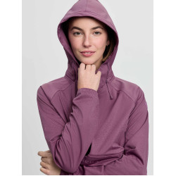 Chaqueta impermeable LeMieux de media cremallera Perri para mujer Malva
