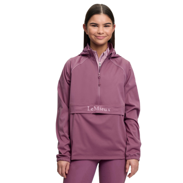 Chaqueta impermeable LeMieux Young Rider con cremallera de tres cuartos Paige Malva Chaqueta impermeable LeMieux Young Rider con cremallera de tres cuartos Paige Malva