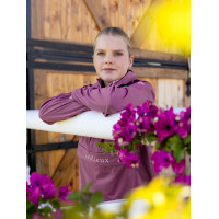 Chaqueta impermeable LeMieux Young Rider con cremallera de tres cuartos Paige Malva