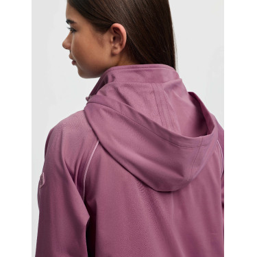 Chaqueta impermeable LeMieux Young Rider con cremallera de tres cuartos Paige Malva