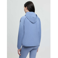 Chaqueta impermeable LeMieux Young Rider con cremallera de tres cuartos Paige Malva Violeta