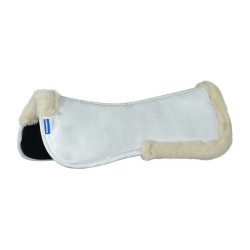 Amortiguador Weatherbeeta de espuma con memoria con borde de forro polar Comfort Blanco Amortiguador Weatherbeeta de espuma con memoria con borde de forro polar Comfort Blanco