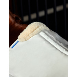 Amortiguador Weatherbeeta de espuma con memoria con borde de forro polar Comfort Blanco Amortiguador Weatherbeeta de espuma con memoria con borde de forro polar Comfort Blanco