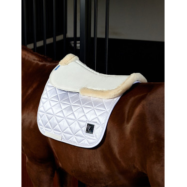 Amortiguador Weatherbeeta de espuma con memoria con borde de forro polar Comfort Blanco Amortiguador Weatherbeeta de espuma con memoria con borde de forro polar Comfort Blanco