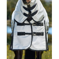 Manta antialérgica Weatherbeeta Combo Blanco / carbón de leña
