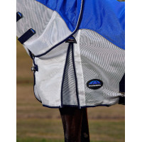 Manta antimoscas e impermeable ComFiTec Duo Shield con cuello desmontable Azul / plata / marino