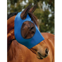 Máscara anti-moscas WeatherBeeta ComFiTec Deluxe Stretch con orejas Negro cobalto Azul