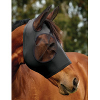 Máscara anti-moscas WeatherBeeta ComFiTec Deluxe Stretch con orejas Negro cobalto Azul