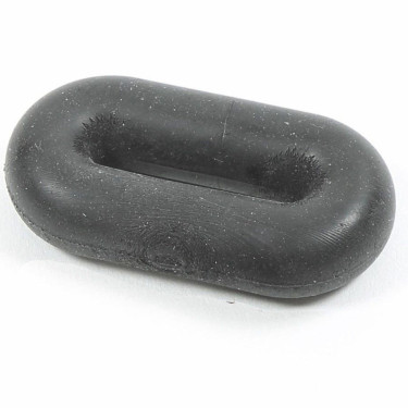 Tope de martingala de silicona Shires Negro