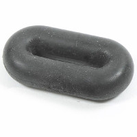 Tope de martingala de silicona Shires Negro