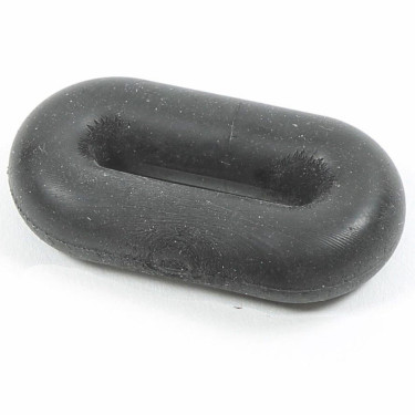 Tope de martingala de silicona Shires Negro