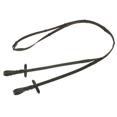 Riendas antideslizantes Covalliero 3 m Negro / marrón