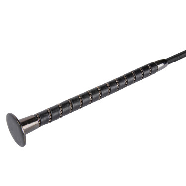 Fusta de doma con strass Deluxe Shires Negro