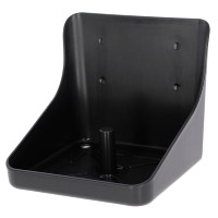 Soporte para piedra de sal cuadrado Kerbl Negro