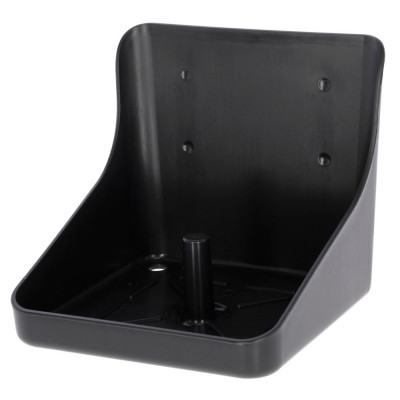 Soporte para piedra de sal cuadrado Kerbl Negro