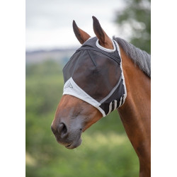 Máscara anti moscas con hueco para orejas Shires Máscara anti moscas con hueco para orejas Shires
