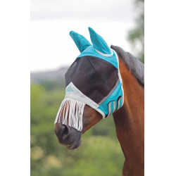 Máscara anti moscas con franjas Shires