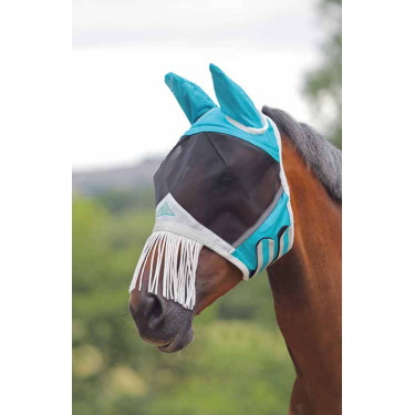 Máscara anti moscas con franjas Shires Máscara anti moscas con franjas Shires