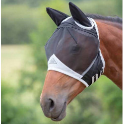 Máscara anti moscas con orejas Shires Máscara anti moscas con orejas Shires