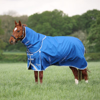 Manta de exterior Original 200 + cubrecuellos Shires Highlander Azul Manta de exterior Original 200 + cubrecuellos Shires Highlander Azul