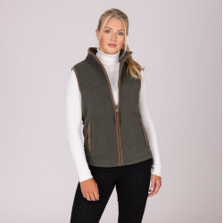 Chaleco polar Core Shires Aubrion Verde