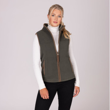 Chaleco polar Core Shires Aubrion Verde