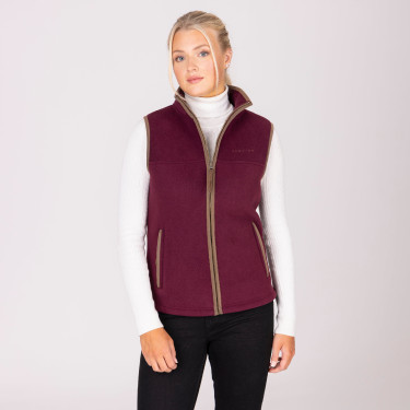 Chaleco polar Core Shires Aubrion Burdeos