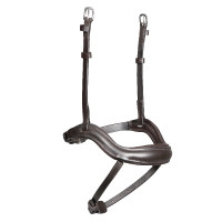 Muserola francesa ergonómica Shires Velociti Lusso Negro