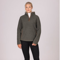 Forro polar de media cremallera Core Shires Aubrion Verde
