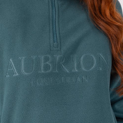 Forro polar con cremallera de un cuarto Equestrian Shires Aubrion Tomillo Verde