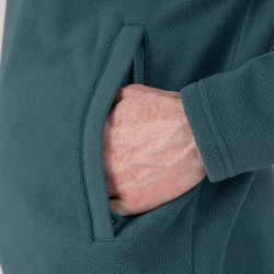 Forro polar con cremallera de un cuarto Equestrian Shires Aubrion Tomillo Verde