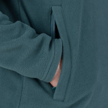 Forro polar con cremallera de un cuarto Equestrian Shires Aubrion Tomillo Verde