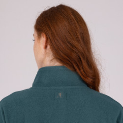 Forro polar con cremallera de un cuarto Equestrian Shires Aubrion Tomillo Verde