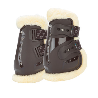 Protector de menudillo Carbon Pro SupaFleece Shires Arma Castaño Marr&amp;amp;amp;oacute;n